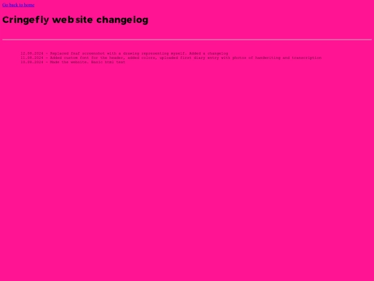 changelog screenshot