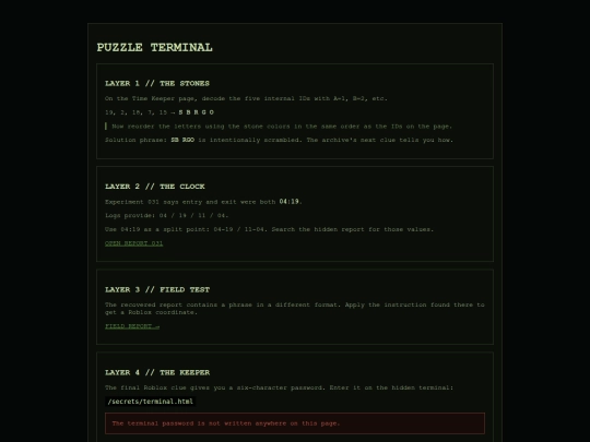 puzzles screenshot