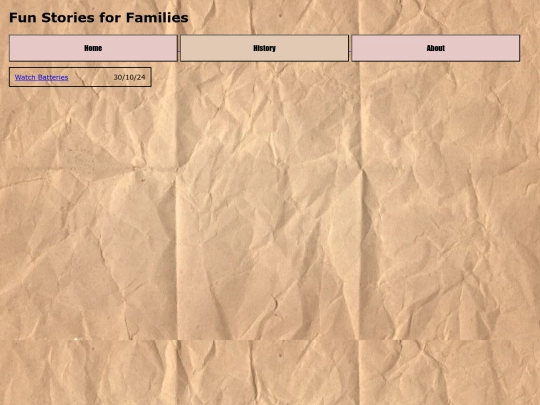 history screenshot
