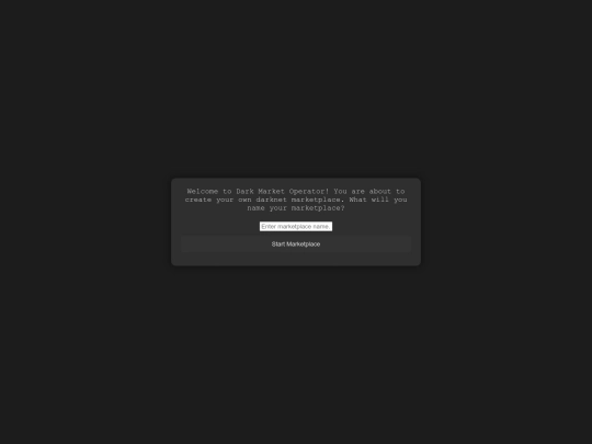 market screenshot