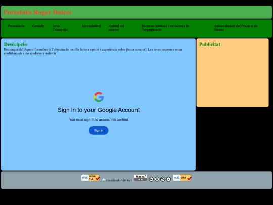 Autoavaluacio screenshot