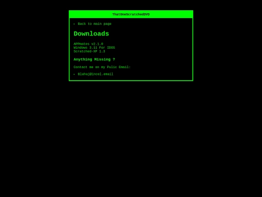 Downloads screenshot