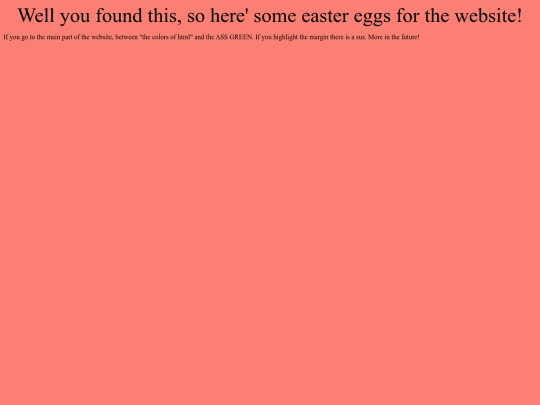 EasterEgg screenshot