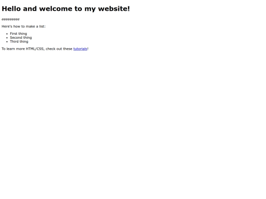 index screenshot