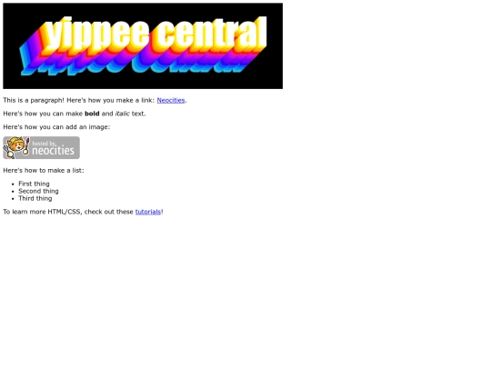 index screenshot