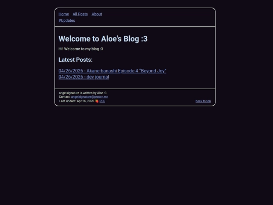 blog screenshot