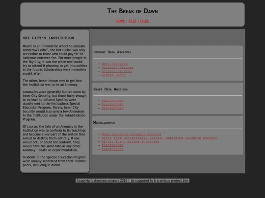institution screenshot