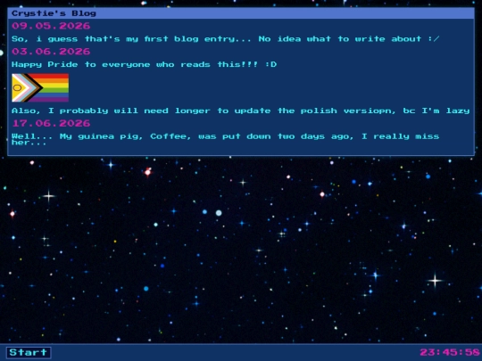 blog screenshot