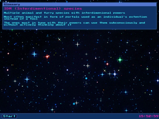 glossary screenshot