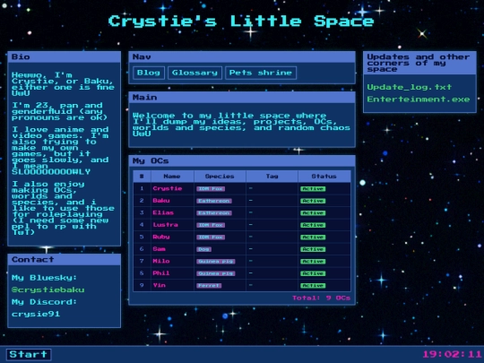 index screenshot