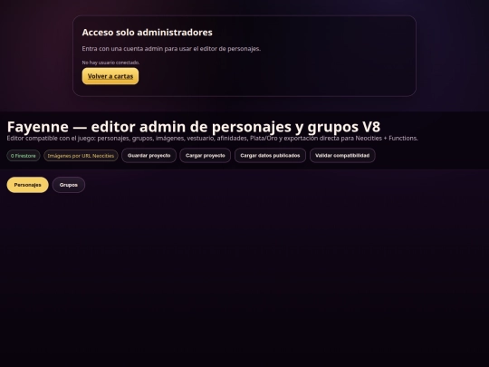admin-personajes screenshot