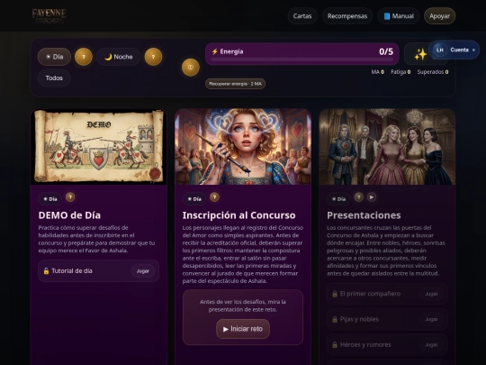 cartas-concurso/retos screenshot
