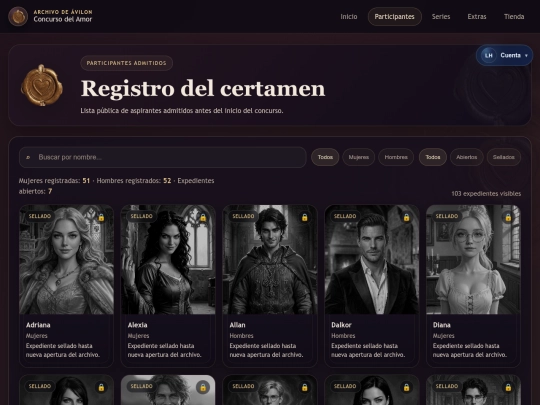 concurso-avilon/participantes screenshot