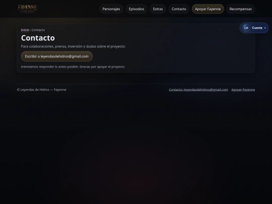 contacto screenshot