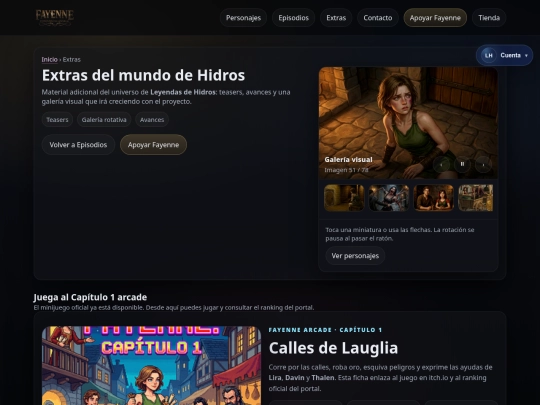 extras screenshot