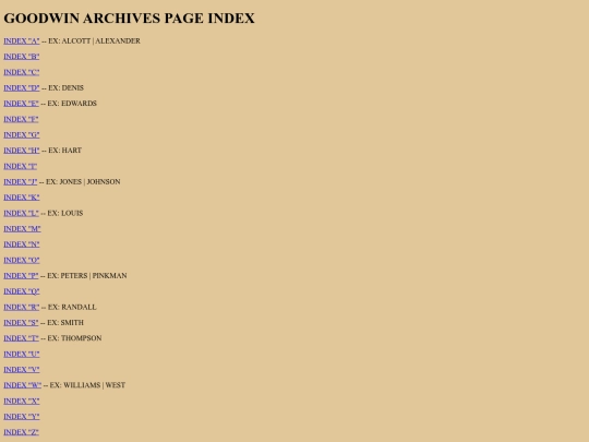 index screenshot