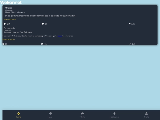 index screenshot