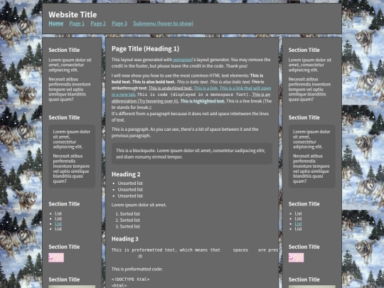 index screenshot