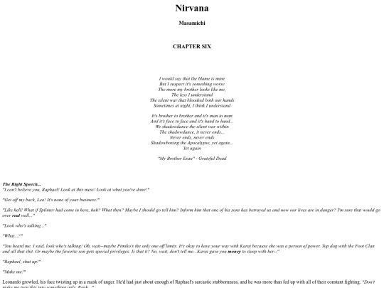 Dawnatello/Nirv6 screenshot