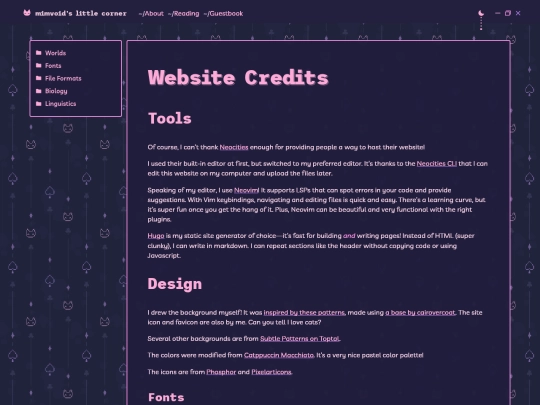 credits screenshot