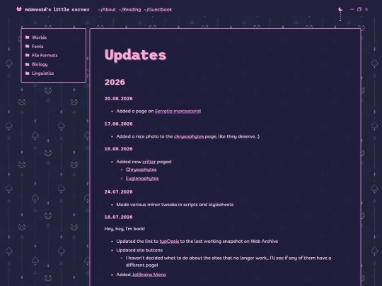 updates screenshot