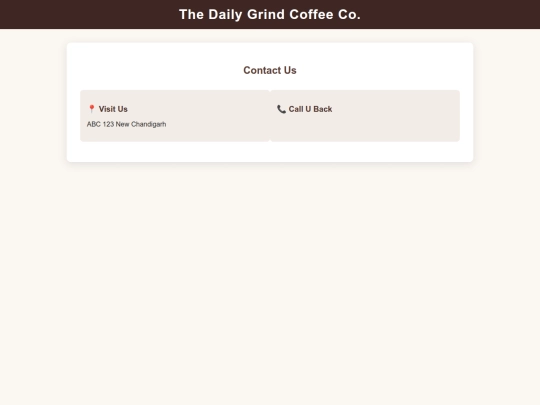 Contact screenshot
