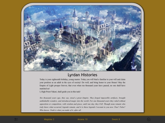 Lyrdan Histories screenshot
