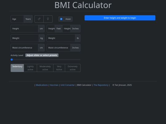 bmi screenshot