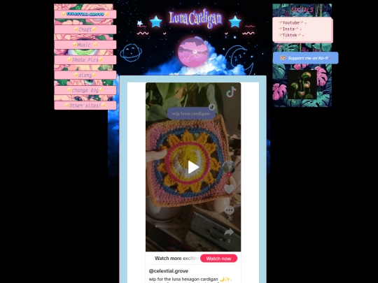 LunaCardigan screenshot