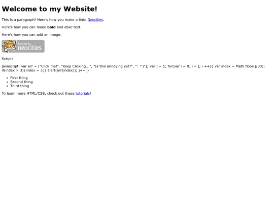 index screenshot