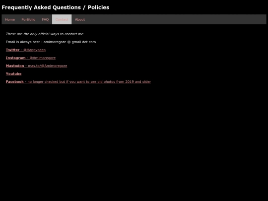 contact screenshot