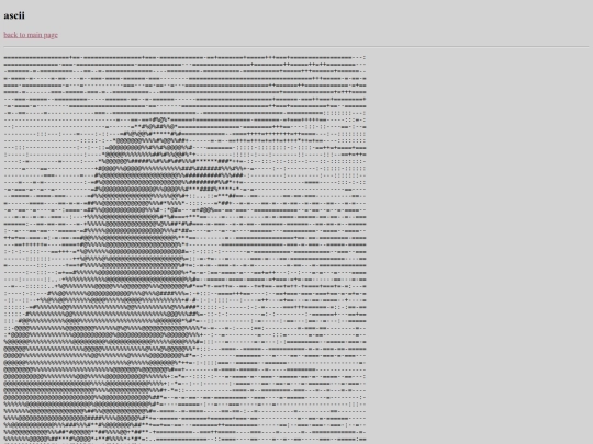 ascii screenshot
