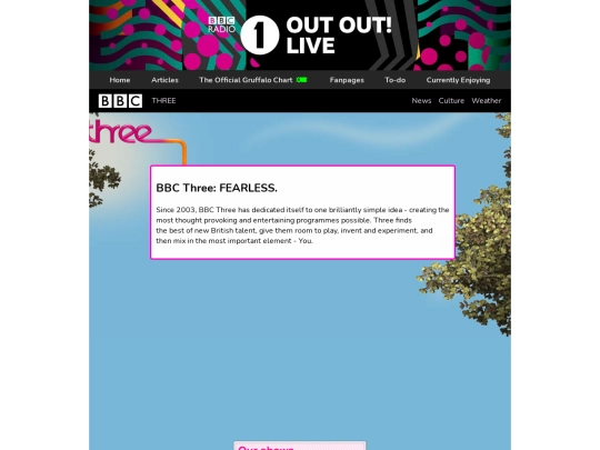 fanpages/bbcthree screenshot