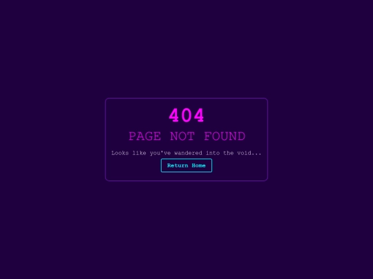 not_found screenshot
