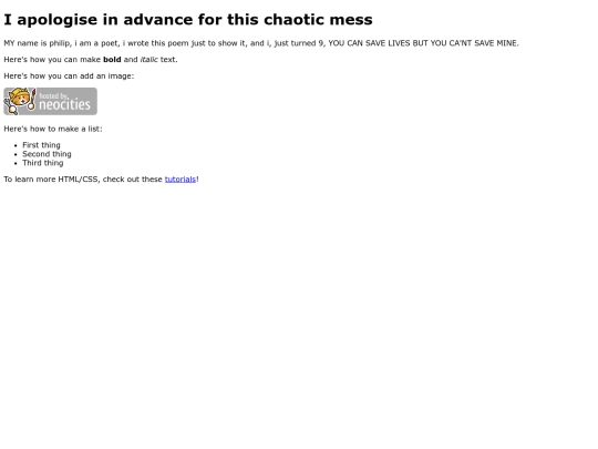 index screenshot
