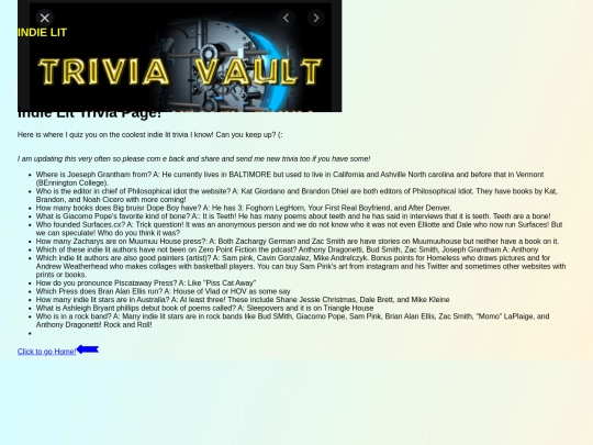 trivia screenshot