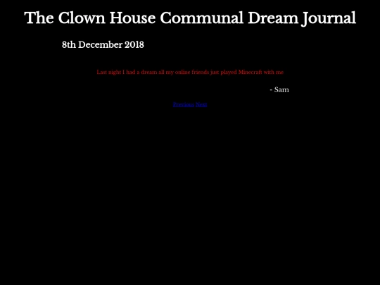 DreamJournal/Entry04 screenshot