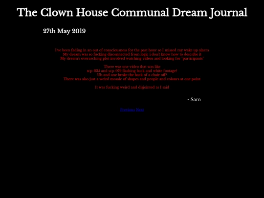 DreamJournal/Entry08 screenshot