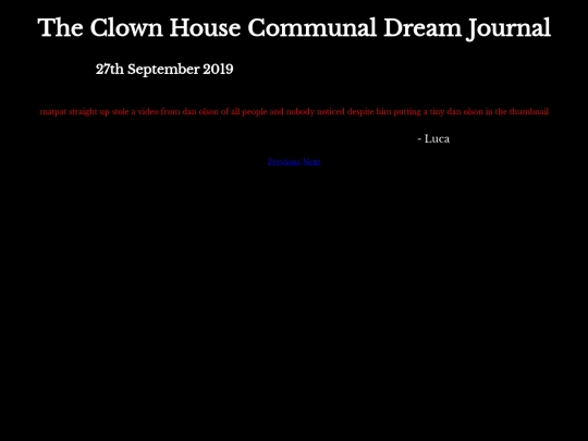 DreamJournal/Entry18 screenshot
