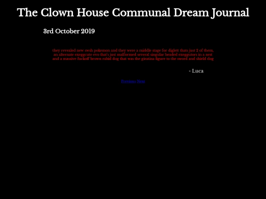 DreamJournal/Entry20 screenshot