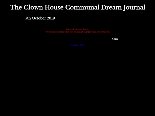 DreamJournal/Entry21 screenshot