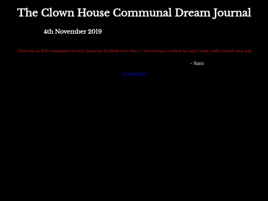 DreamJournal/Entry25 screenshot