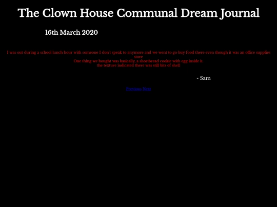 DreamJournal/Entry42 screenshot
