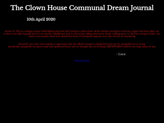 DreamJournal/Entry43 screenshot