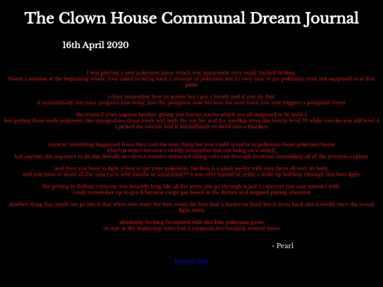 DreamJournal/Entry47 screenshot