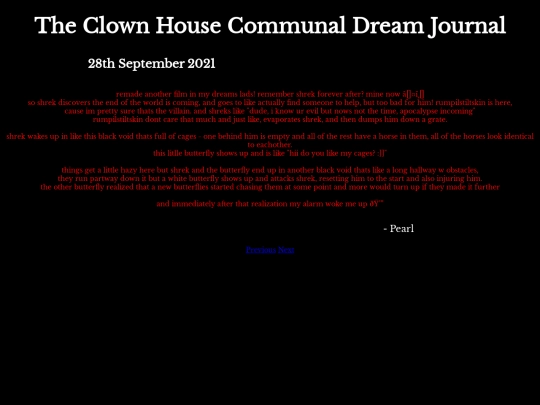 DreamJournal/POST100/Entry290 screenshot