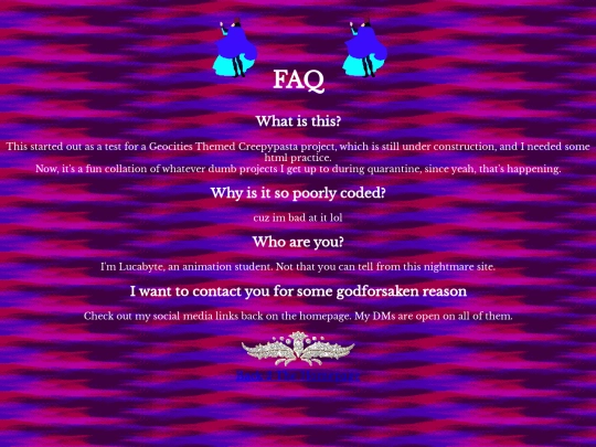 FAQ screenshot