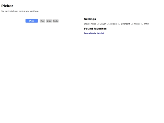 MYMK_Picker/picker-shortcodes screenshot