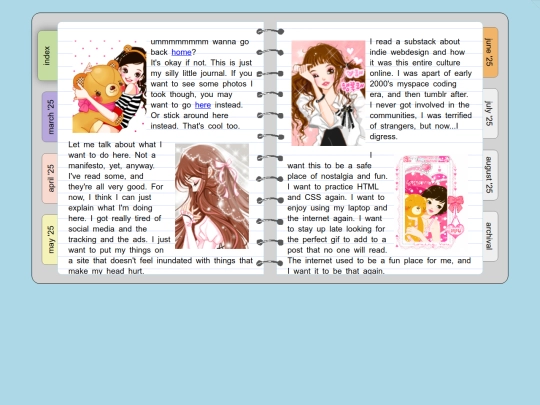personal/journal screenshot