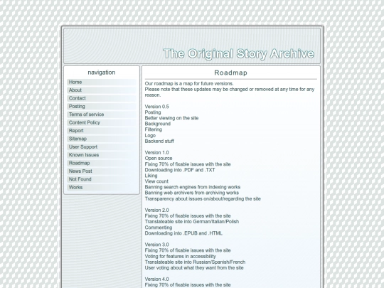 Roadmap screenshot